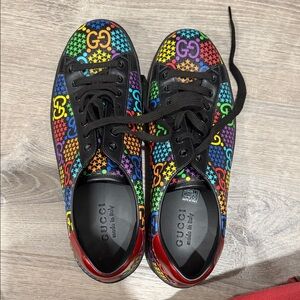 Gucci Ace GG Multicolor Sneakers – Men’s Size 8.5